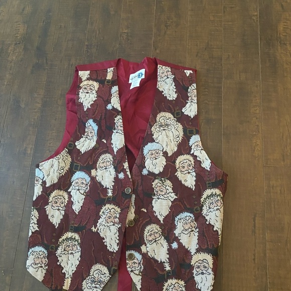 Paul Harris Santa button vest - Picture 2 of 8